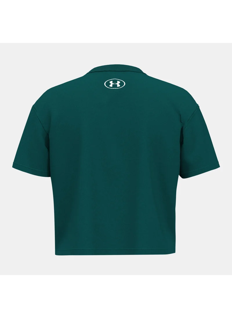 UNDER ARMOUR Kids' Sportstyle Logo Training Crop Top (Older Kids)