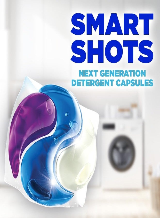 Surf excel Excel 3 in 1 Smart Shots Unit Dose Liquid Detergent Pack of 28 Count for Both Front Load and Top Load Washing Machines|| (28 U x 19.9 g) - Image 4