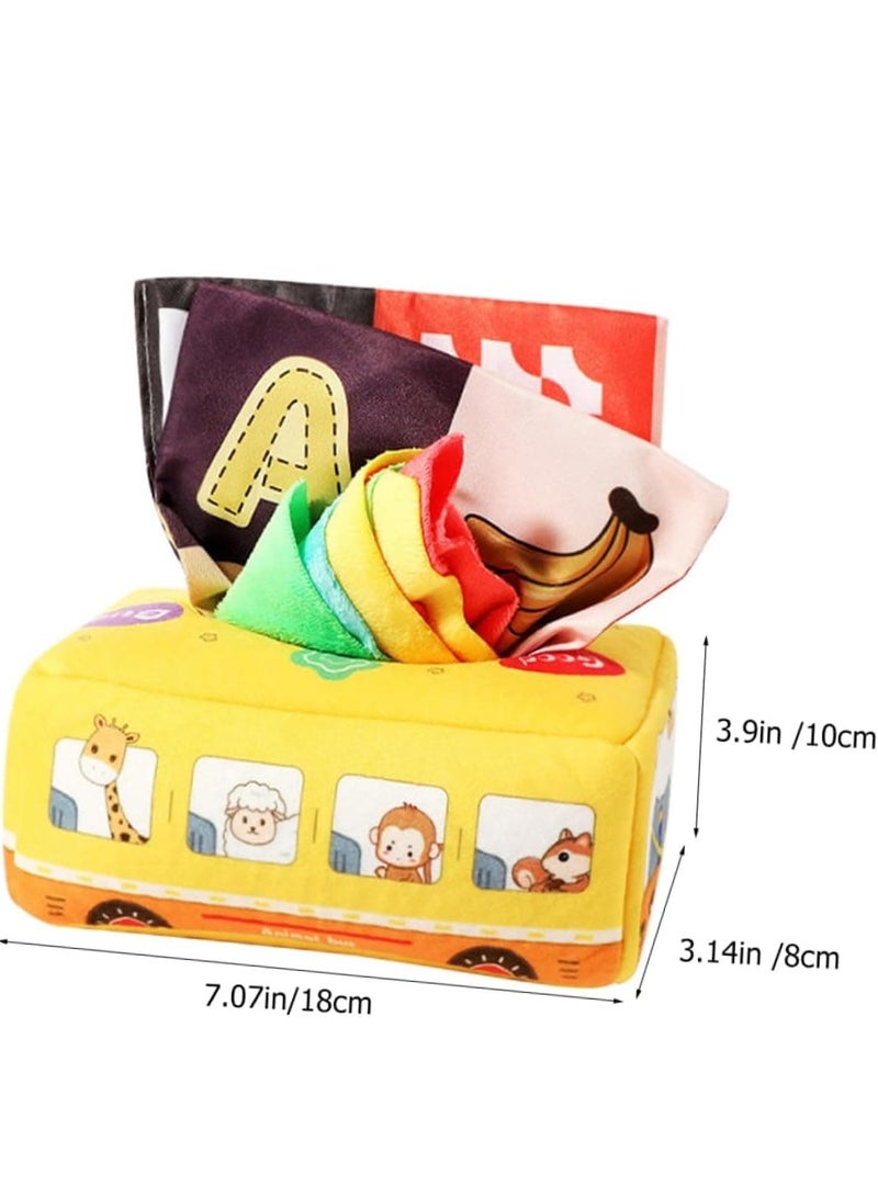 Mitoy Baby Tissue Box Toy,Early Educational Preschool Toys for Newborns Year Old - Image 2
