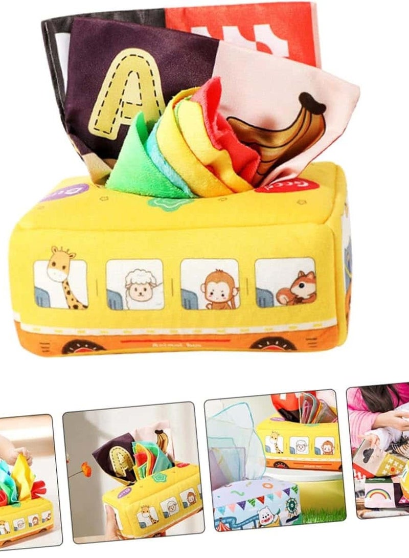 Mitoy Baby Tissue Box Toy,Early Educational Preschool Toys for Newborns Year Old - Image 3