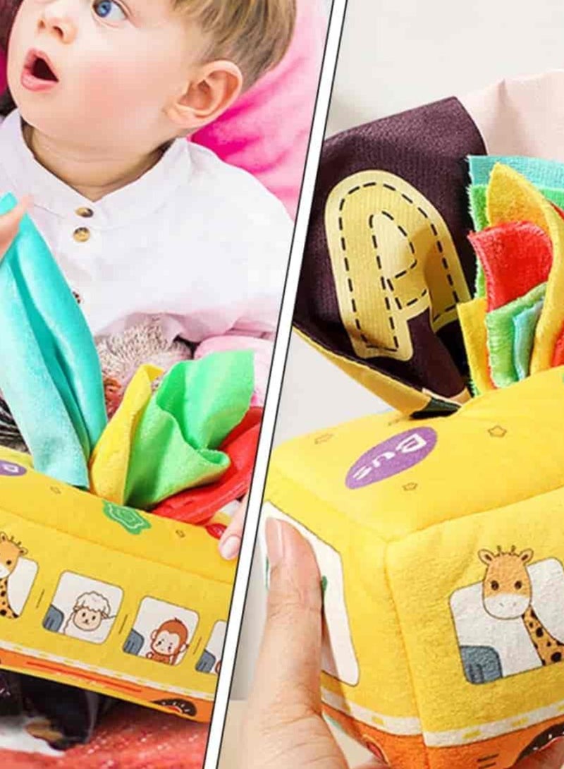 Mitoy Baby Tissue Box Toy,Early Educational Preschool Toys for Newborns Year Old - Image 4