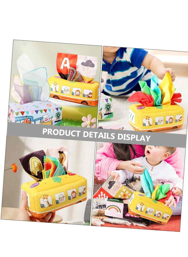 Mitoy Baby Tissue Box Toy,Early Educational Preschool Toys for Newborns Year Old - Image 5
