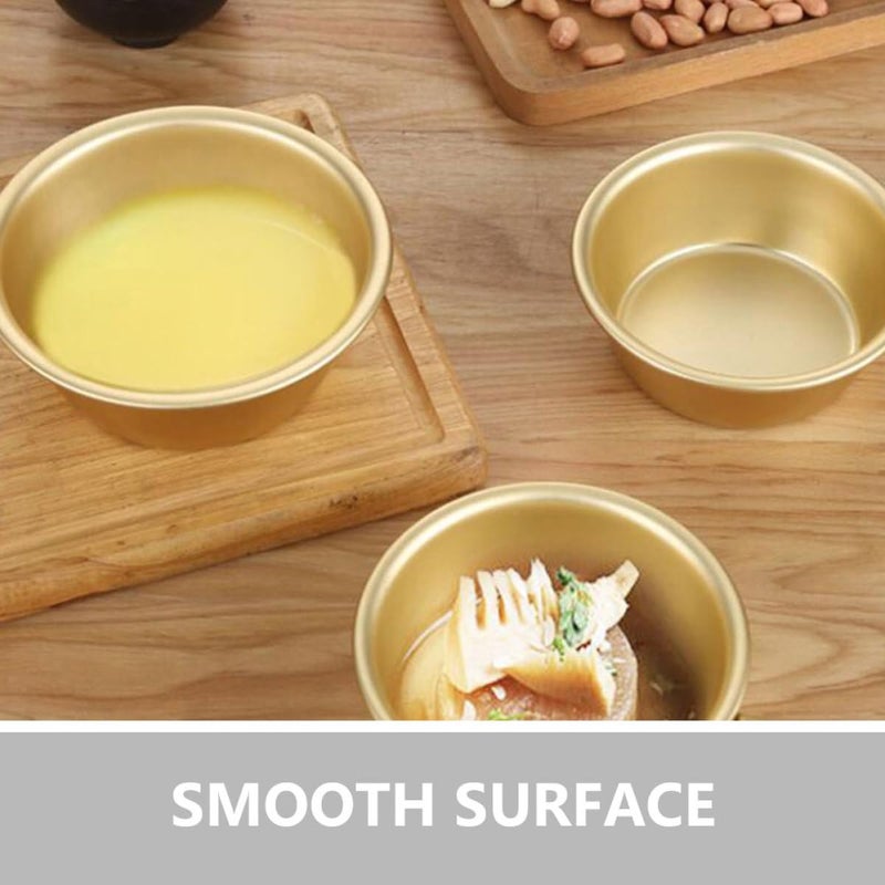 Korean Traditional Makgeolli Wine Bowl Set 2pcs 12cm Aluminum Outdoor Camping Soup Dish - Image 5