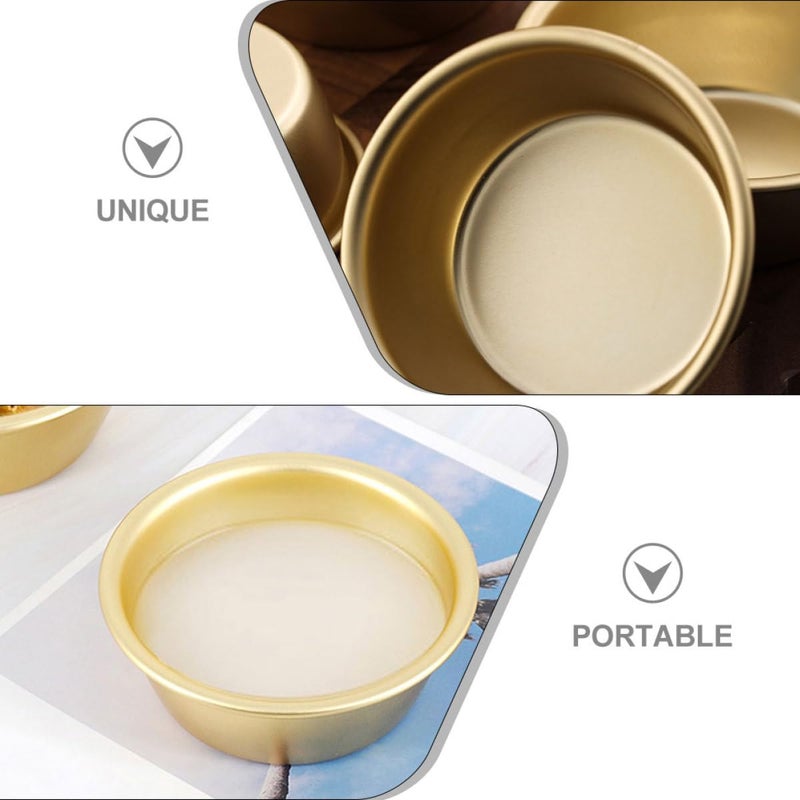 Korean Traditional Makgeolli Wine Bowl Set 2pcs 12cm Aluminum Outdoor Camping Soup Dish - Image 4