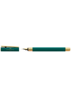 FABER-CASTELL Faber-Castell Neo Slim Fountain Pen Nib Width F Gold Rainforest,The pen is equipped with a high-quality gold-plated stainless steel nib in width F (fine)  - Image 2