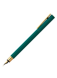 FABER-CASTELL Faber-Castell Neo Slim Fountain Pen Nib Width F Gold Rainforest,The pen is equipped with a high-quality gold-plated stainless steel nib in width F (fine)  - Image 1