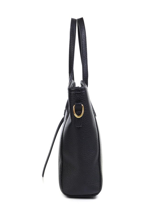 BUNCHBERRY Handbags for Women | Women's Striped Line Handbag for Women| Ladies purse | Stylish Shoulder Bag | Gift for Women (DGN-08-BLACK) - Image 3
