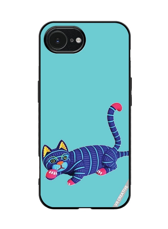 Protective Case Cover For Apple iPhone 16e Cat Design Multicolour