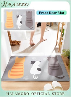 Front Door Mat Durable Welcome Mat Mud Absorbent Doormat Absorbent Microfiber Bath Rugs Non-Slip Shaggy Shower Carpet Rectangle Cartoon Lovely Cats Kitty Pattern Mat Rug for Entry & Patio & High Traffic Areas - pzsku/Z9B78676B3C6E5603FFFAZ/45/_/1735897046/e16055d7-6c59-49c6-ab8d-4534fb08417b