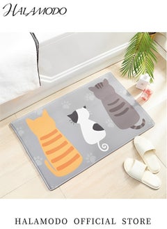 Front Door Mat Durable Welcome Mat Mud Absorbent Doormat Absorbent Microfiber Bath Rugs Non-Slip Shaggy Shower Carpet Rectangle Cartoon Lovely Cats Kitty Pattern Mat Rug for Entry & Patio & High Traffic Areas - pzsku/Z9B78676B3C6E5603FFFAZ/45/_/1735897086/f1714e19-7b64-4af2-82fe-bb3cb2116b53