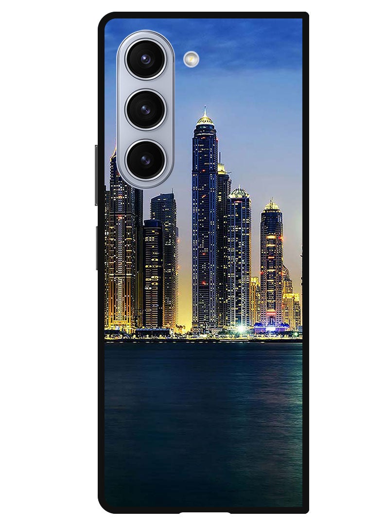 Theodor Protective Case Anti Scratch Shock Proof Bumper Cover For Samsung Galaxy Z Fold 5 Towers - Image 1