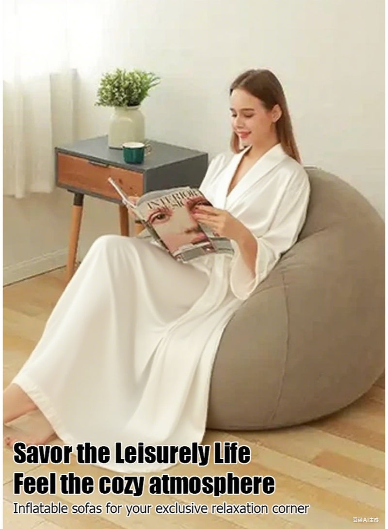Generic Lazy inflatable sofa - convertible into a bed or a tatami-style creative balcony lounge chair for the living room seating area.  - Image 3