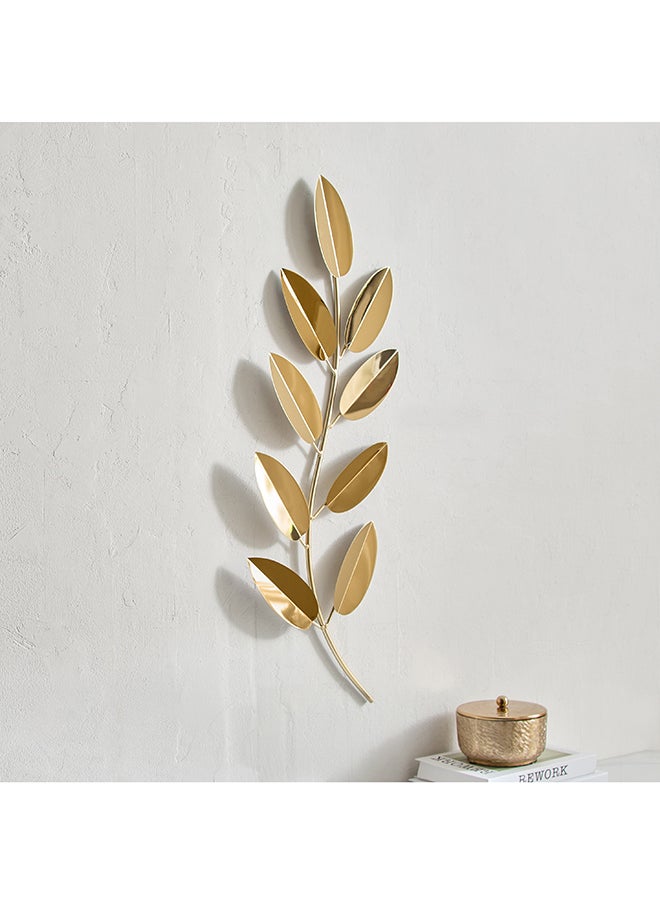 Home Box Percy Capri Metal Leaves Wall Art - 34.3x81.3x1.9 cm  - Image 1