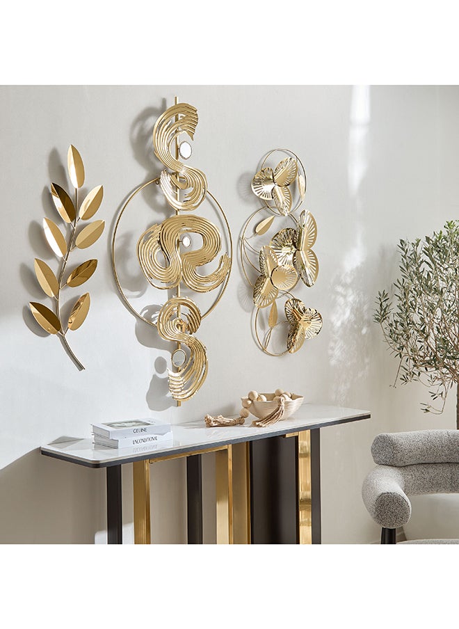 Home Box Percy Capri Metal Leaves Wall Art - 34.3x81.3x1.9 cm  - Image 4
