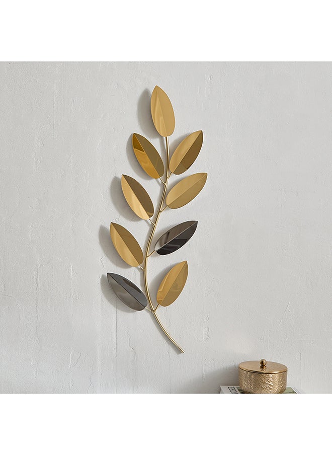 Home Box Percy Capri Metal Leaves Wall Art - 34.3x81.3x1.9 cm  - Image 2