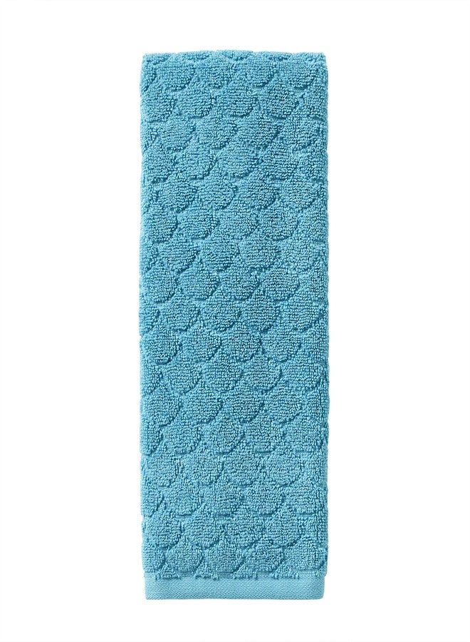 SKL Home Ocean Watercolor Scales Hand Towel, Blue (2-Pack) - Image 3