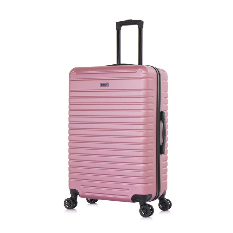 InUSA DEEP Luggage with GEL Handle | Spacious Traveling Suitcases, Travel Suitcase with Dual Spinner Wheels and Studs | 28 Inch Large Hardside Luggage | Rose Gold - Image 1