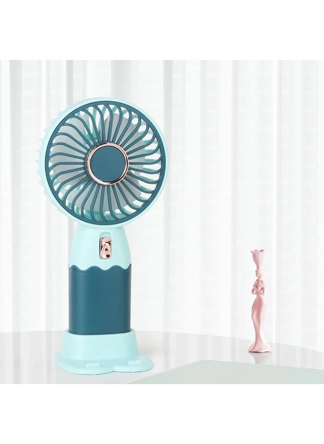 Portable Mini Fan USB Rechargeable Cute 250MAH Small Electric Fan For School , ZB088A