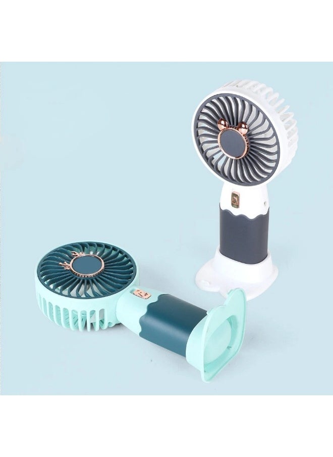 Portable Mini Fan USB Rechargeable Cute 250MAH Small Electric Fan For School , ZB088A