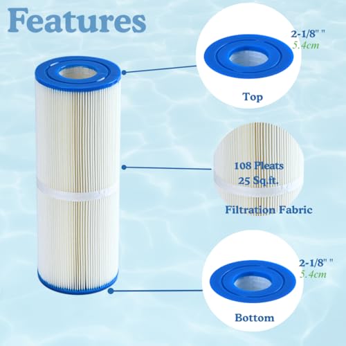 Malaka Spa Filter Cartridge FD2001 Compatible with PRB25-IN C-4326 FC-2375, Hot Tub Replacement Filter, 2-Pack - Image 3