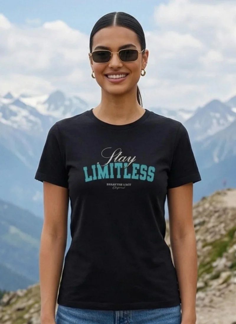نوبيرو Nobero Women Regular Fit Printed T-shirt