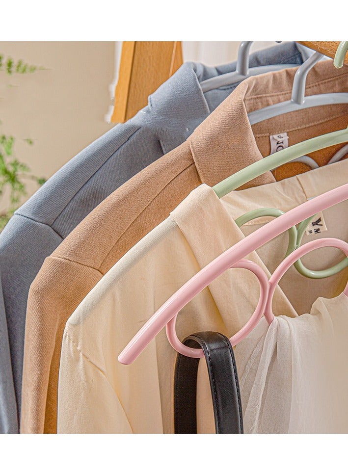 About Nordic 5-Ring Scarf Rack Wardrobe Storage Rack Plastic Clothes Hanger Silk Scarf Tie Circle Creative Clothes Hanger(5Pieces)  - Image 2