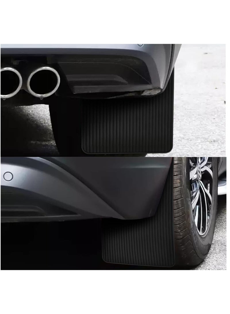 Car Mud Flaps Fender Splash Guards 2 Pack, PVC Mudguard Fender Flares With Hardware Front And Rear, Universal Sports Mud Flaps - Image 4