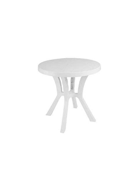 Elegant 70 cm Round White Table – Perfect for Small Spaces.