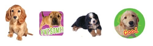 Eureka Dog Stickers for Kids and Teachers, Multicolor, 120 Pieces - Image 3