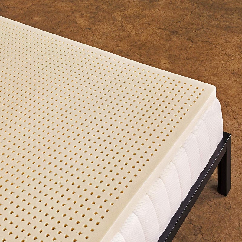 Sleep On Latex Pure Green Natural Latex Mattress Topper  Firm  2 Inch  Twin XL Size GOLS Certified Organic 