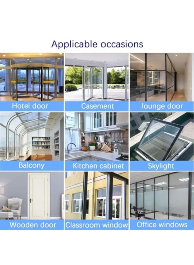 3 Pack Silicone Seal Strip Door Seal Strip Door Weather Stripping Self Adhesive Soundproof Windscreens Used to keep out bugs, air, dust, windbreaks for bathrooms and door and window glass gaps - Image 5