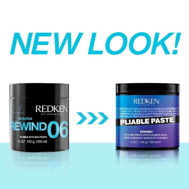 Redken Pliable Styling Paste With Flexible Hold For All Hair Types - Adds Lightweight, Flexible Texture & Moisture, Medium Hold - Image 2