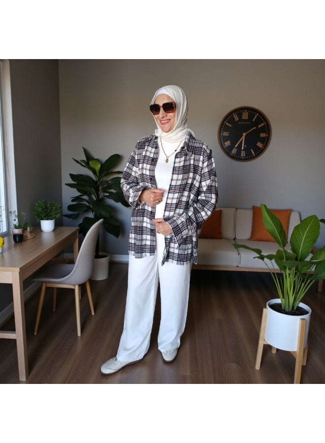 بدايه مودا قميص صوف كاروهات - Image 2