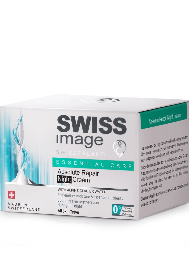 SWISS image - Essential care Absolute Repair Night Cream 50ml - Image 1