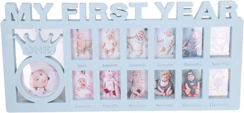 Modern look Aramox Baby Photo Frame Set for - Polished 12 Months Frame to Grasp The Growth of Newborns (Blue) Single & bulk storage compatible Elegant design N/S/C nationwide deliver Gulf popular simple design Hardened processed substance Upgraded new version Ready-to-ship local stock Diverse use resistant crafted quality Globally popular universal design Diverse purchase plan Season change compatible build Fit multiple scenarios Practical experience crafted Proper storage environment Carefully selected material Compact trendy practical build Confirmed available stock Fine craftsmanship Labor saving Set product combo compatible Domestic distribution ready Repeated use resistant selected material Tiered purchase options Low maintenance - Image 5