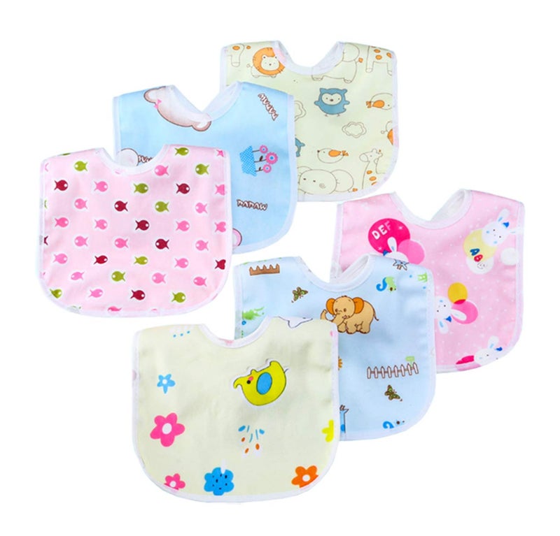 Uber World Baby Bibs | Waterproof | Quick Dry | 6 - Pack - Image 1