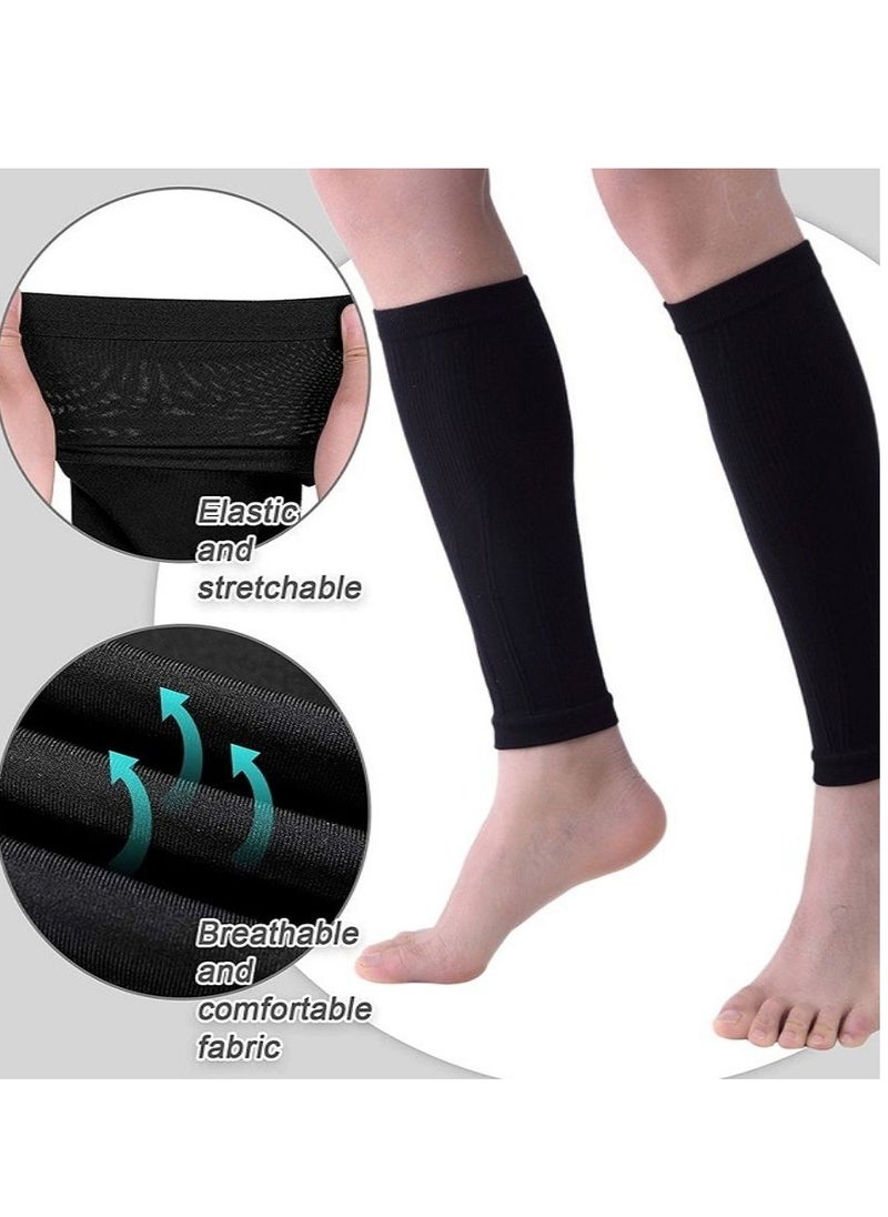 Mumian 1Pair Sport Compression Calf Sleeve Running Leg Compression Sock Varicose Vein Calf Pain Relief Calf Guards Runners Shin Splint  - Image 2