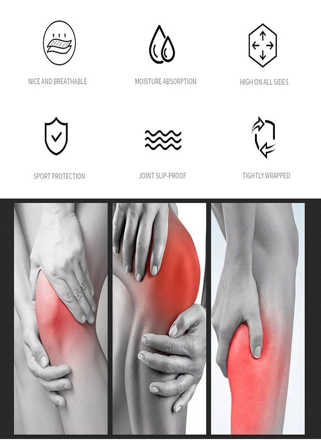 Mumian 1Pair Sport Compression Calf Sleeve Running Leg Compression Sock Varicose Vein Calf Pain Relief Calf Guards Runners Shin Splint  - Image 3