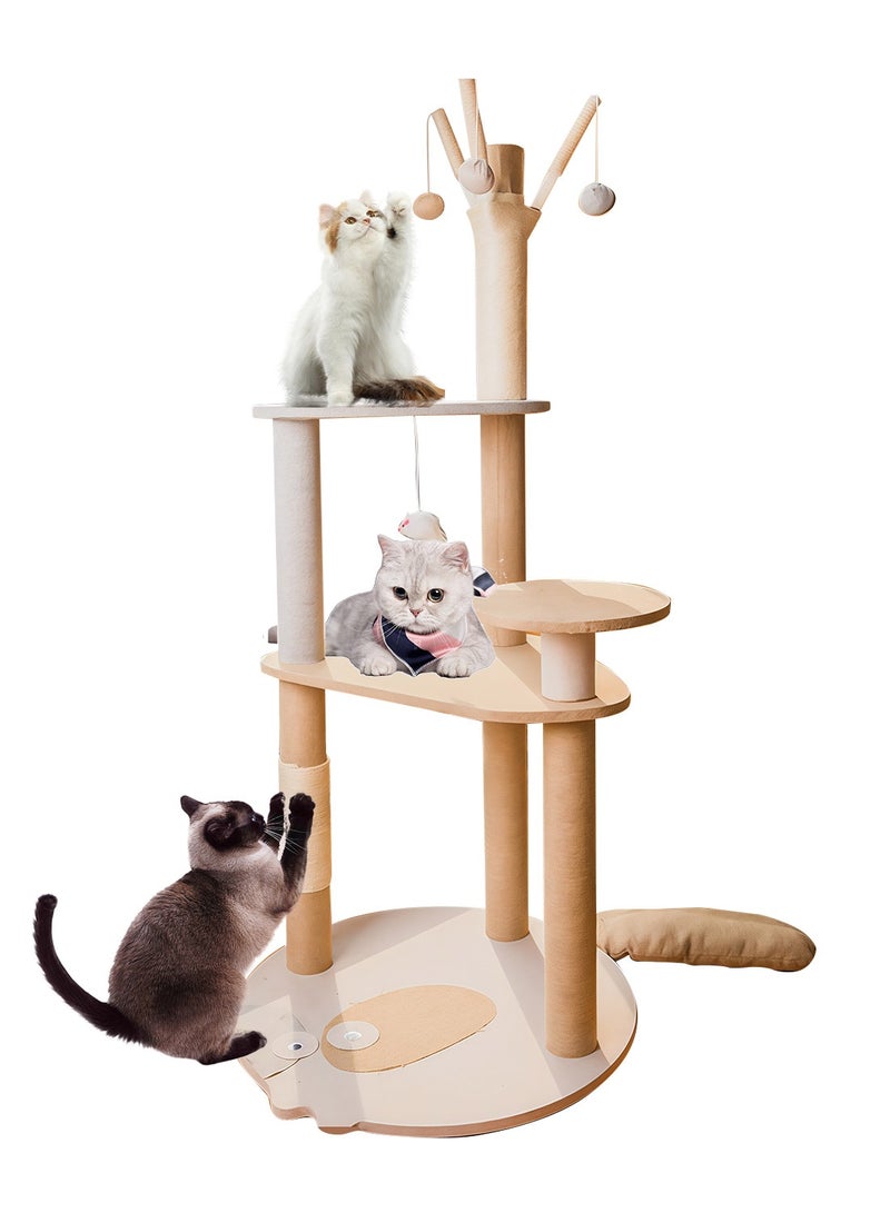 كيدل إطار تسلق القطة شجرة القطة الخدش القطة برج القطة - Image 1