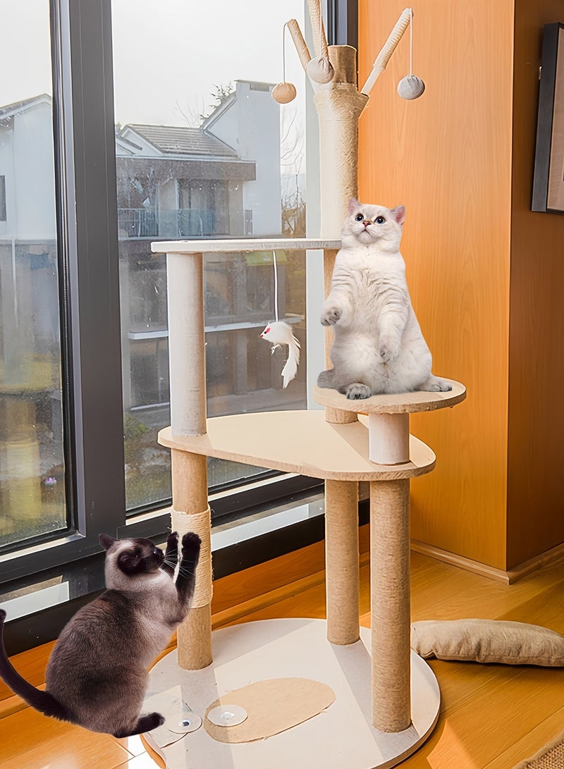 كيدل إطار تسلق القطة شجرة القطة الخدش القطة برج القطة - Image 5