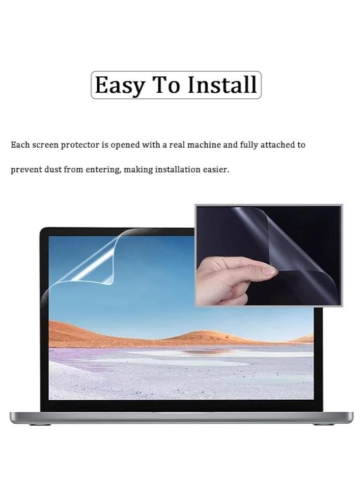 erorex 2Pack Anti-Glare HD Screen Protector PET film Compatible with Microsoft Surface Laptop 6/Laptop 5/Laptop 4/Laptop 3/Laptop 2/Laptop 1 (15 inch) Scratch Resistant,for Surface Laptop 15 inch - Image 4