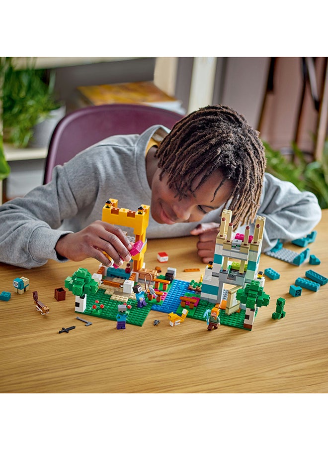LEGO - Minecraft The Crafting Box 4.0 21249 Building Toy Set; Custom-Build Playset Featuring Classic Bricks, Figures And Accessories From The Game; Model Guides Spark Creativity; For Kids Aged 8+ (605 Pieces) - Image 1