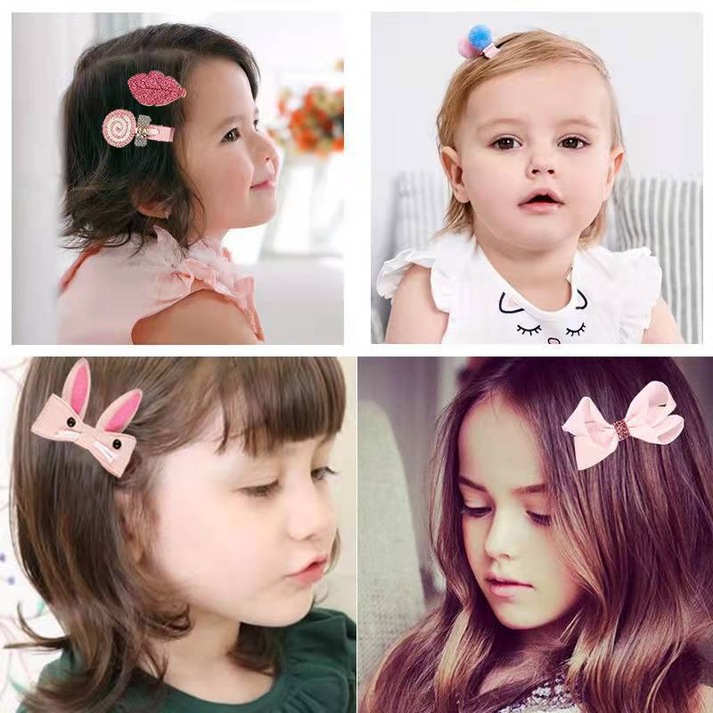 Korean Children'S Hair Accessories Baby Cloth Hair Clip Princess Cartoon Bb Clip Crown Hair Clip Hair Ring Gift Box Set Side Clip - Image 5