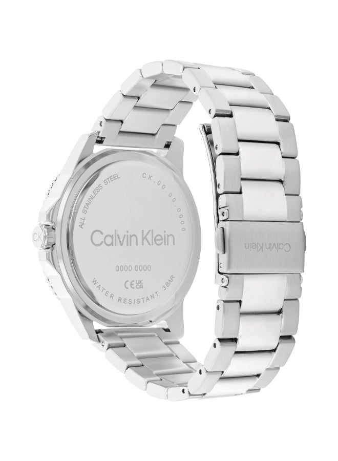 CALVIN KLEIN Men's Analog Round Shape Stainless Steel Wrist Watch 25200385 - 44 Mm - Image 3