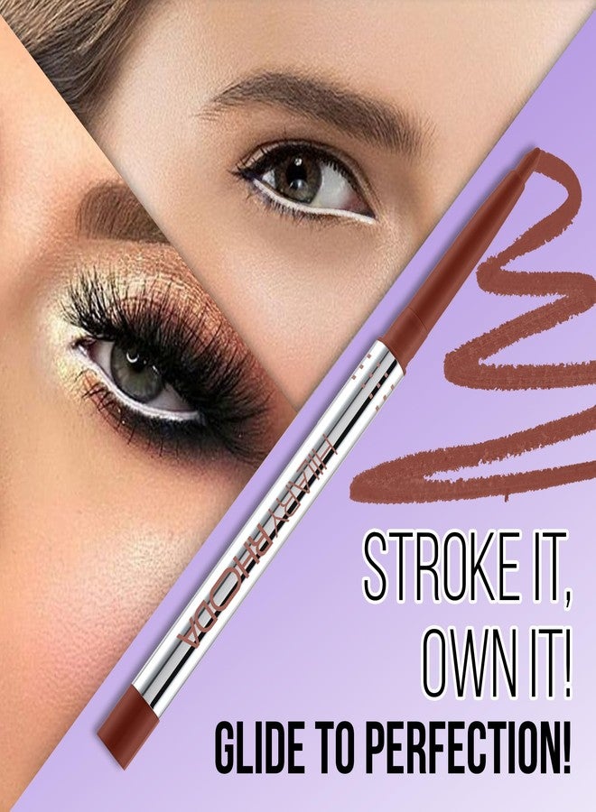 Hilary Rhoda Stroke It Eye Pencil | Coloured Eyeliner and Kajal Pencil | Easy Glide & Quick-Drying Formula | Matte Finish | Built-in Sharpener | 0.26g (Old Wine | Shade 05) - Image 3