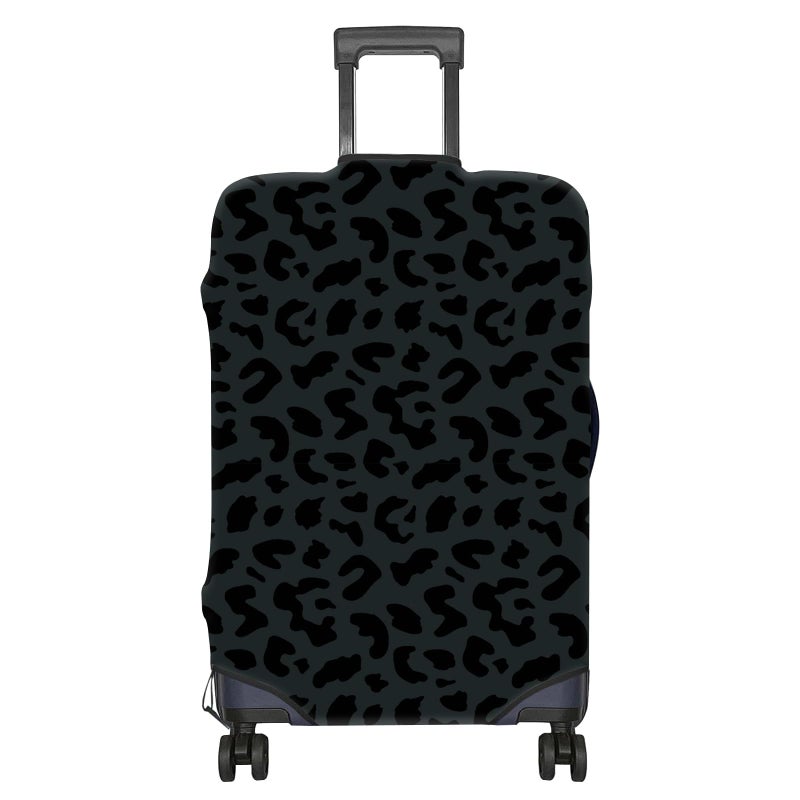 BHAHB Luggage Suitcase Cover Protector Luggage Elastic Washable Baggage Covers Cute Aesthetic for Unisex Women Girls Travel Trip M2225 inchBlack Leopard Cheetah - Image 2