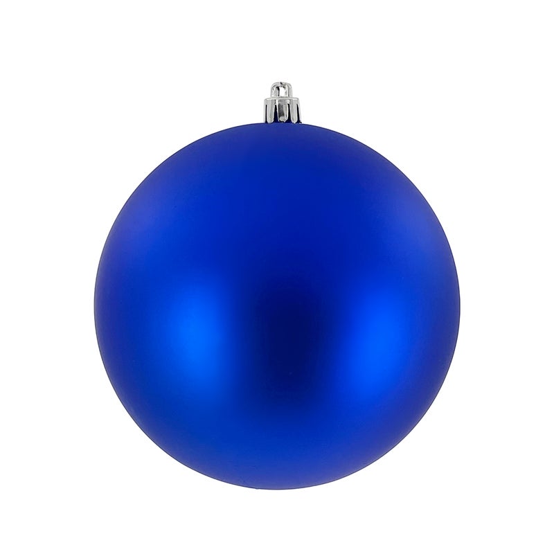 CHRISTMAS MAGIC Baubles Matt Blue 12cm 2Pcs/PVC Box