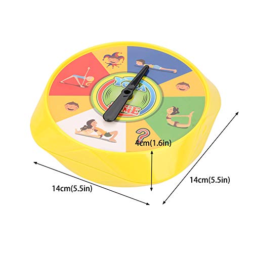 Chazcool Yoga Pose Cards Yoga Spinner Game Kids Yoga Cards Kit Interactive Yoga Card Game for Friends Play Exercise Party - Image 5