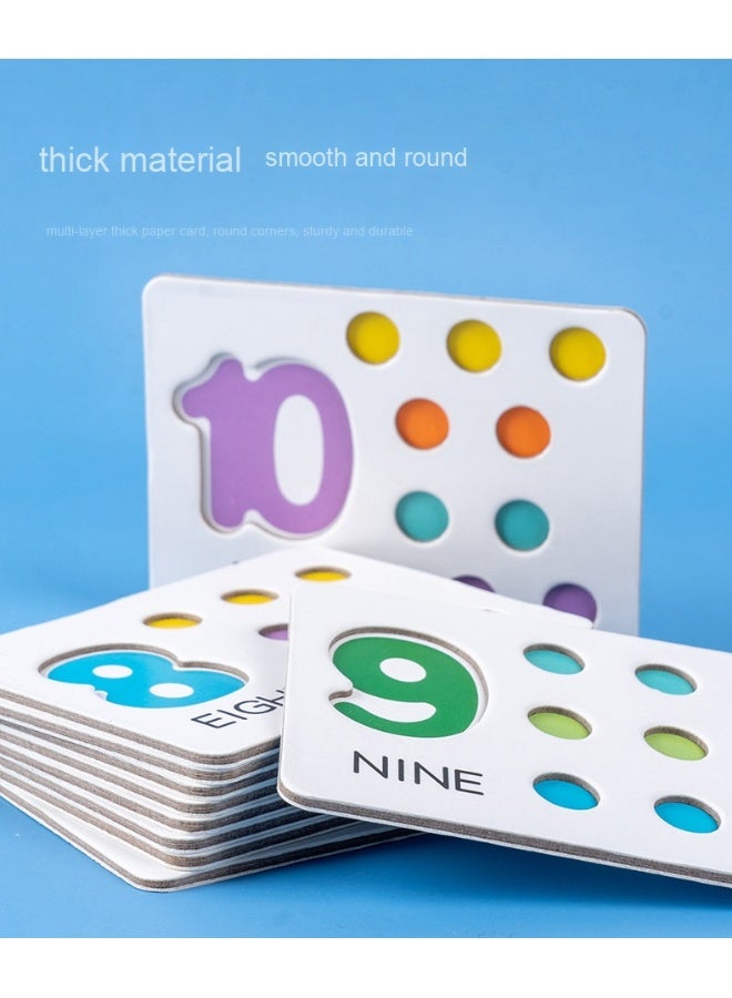 Anna Educational Number Recognition Pairing Bead Game for Kids - Puzzle Toy - Image 5