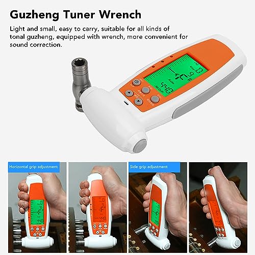 Jauarta Guzheng Electronic Tuner Sensitive High Accuracy Large Screen Tuning Wrench Musical Instrument Adjuster - Image 3